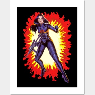 Baroness GI Joe toy art card Posters and Art